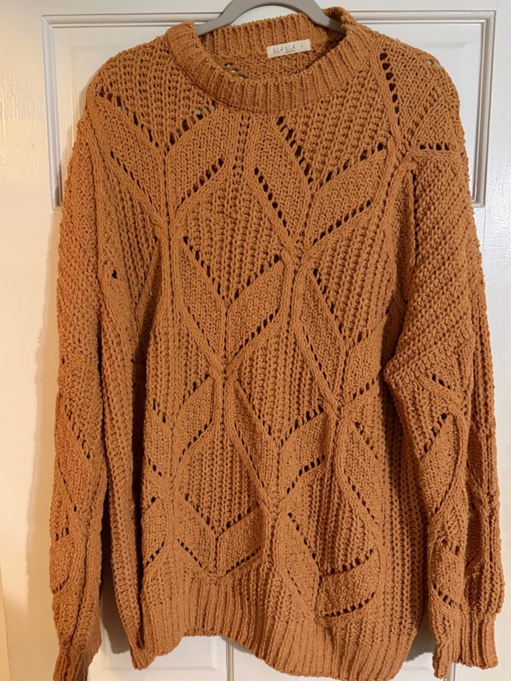 Women's Knit Sweater - Camel